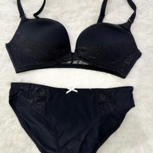 Front Open Padded Bra and Panty Set