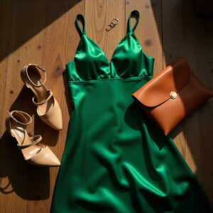 day-to-night lingerie fashion looks outfit flatlay